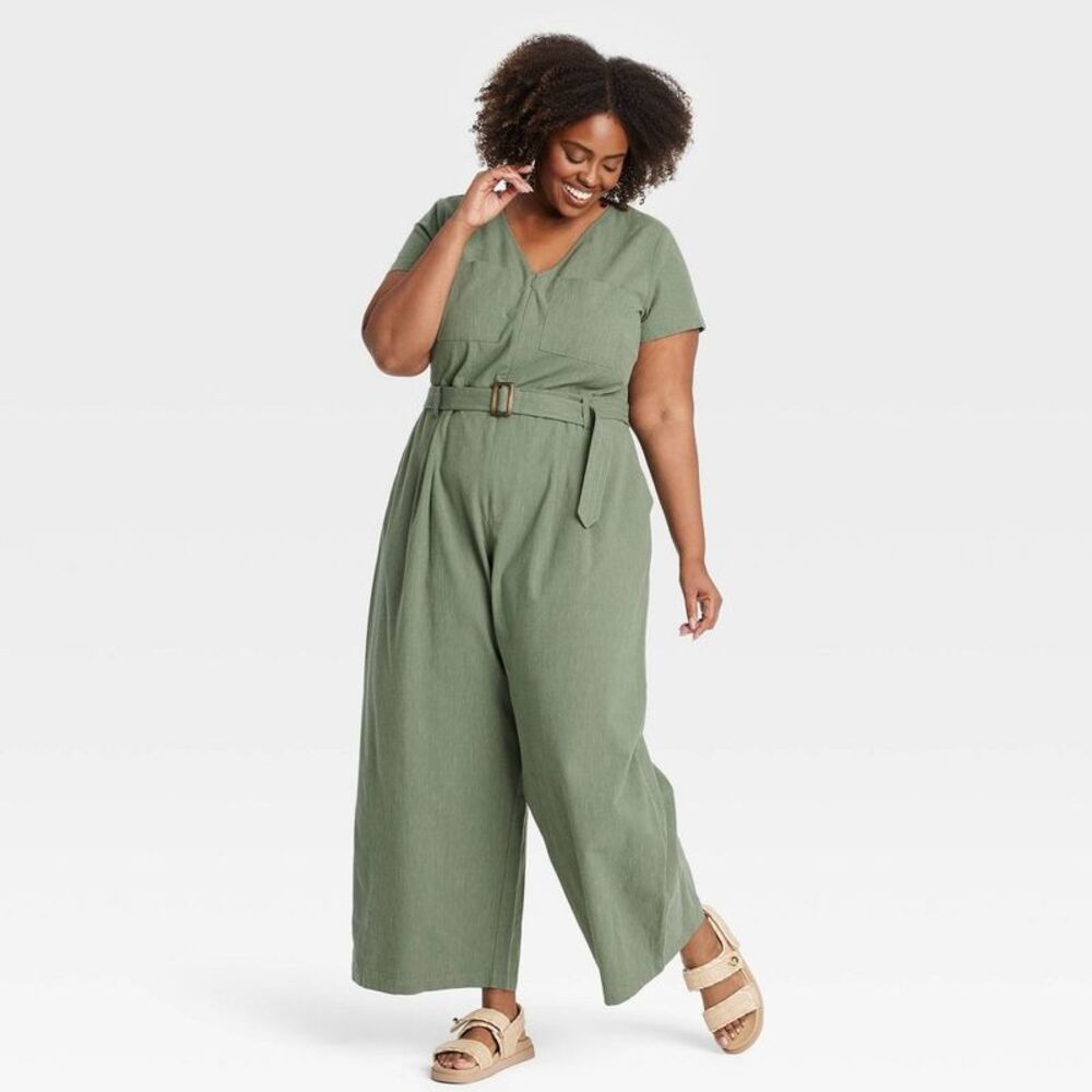 Women's Green Jumpsuit